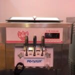 A well cleaned Taylor soft serve ice cream machine